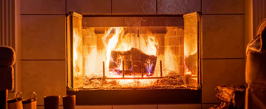 Mendota Hearth Landscape Fireplace Installation in Palestine, Texas