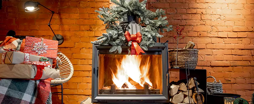 Travis Industries Linear Gas Fireplace Installation in Palestine, Texas
