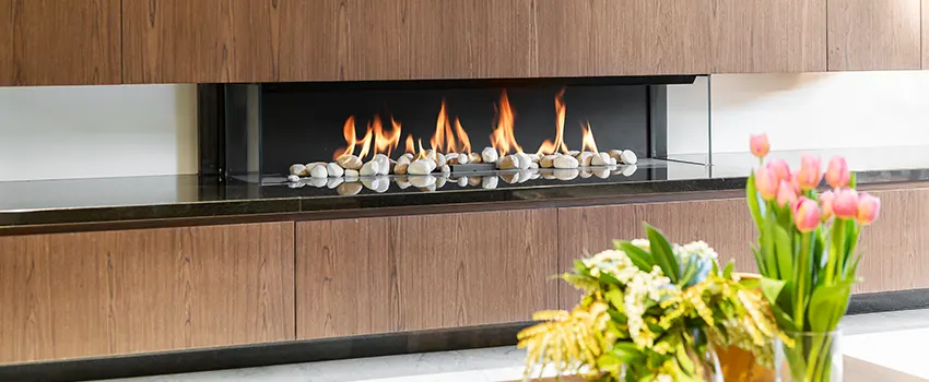 Double-height Fireplace Design Refurbishment in Palestine, Texas